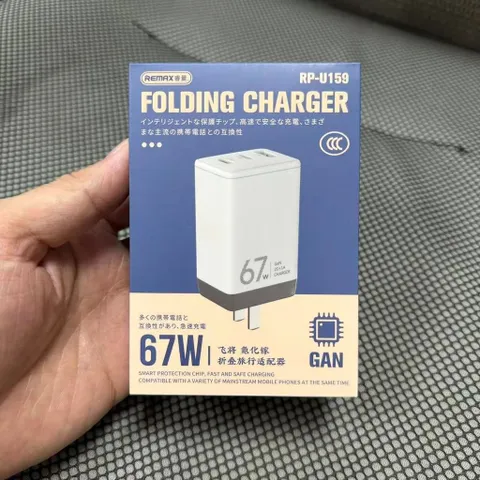 Củ sạc nhanh 67W Remax 3 cổng (P125091)