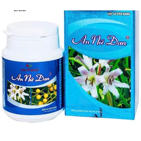 An Nữ Đan hỗ trợ giảm u xơ tử cung chai 60v