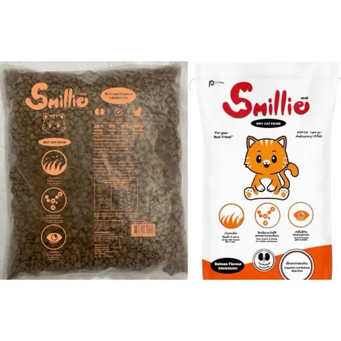 Thức ăn hạt cho mèo Smillie vị cá hồi gói 1kg