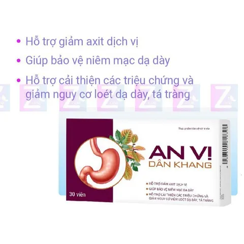 Viên An Vị Dân Khang – Hỗ Trợ Dạ Dày Khỏe, Giảm Trào Ngược, Cải Thiện Rối Loạn Tiêu Hóa, Hộp 30 Viên