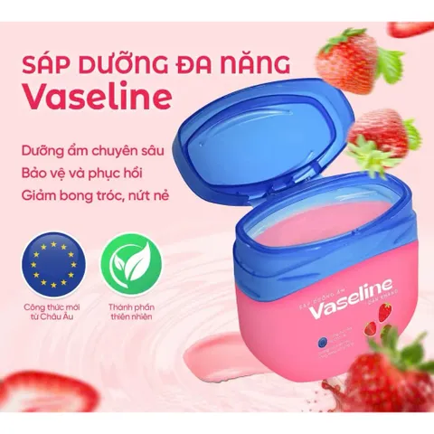 Sáp dưỡng môi Vaseline Dân Khang dưỡng ẩm giảm tình trạng môi khô nứt nẻ