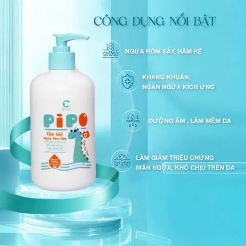 Sữa tắm ngừa rôm sảy cho bé Pipo 250g/ 450g 847478