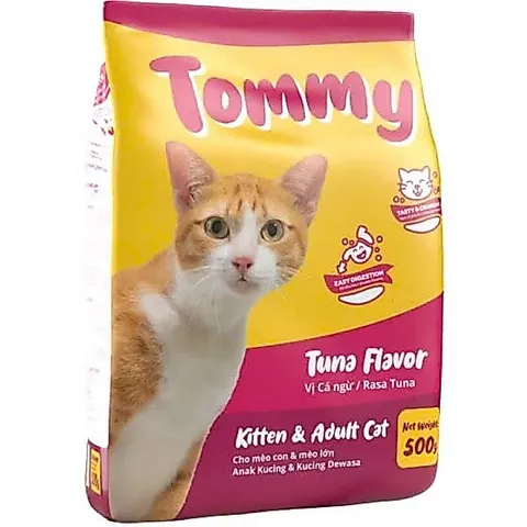 Thức ăn Tommy cho mèo con và trưởng thành gói 500G