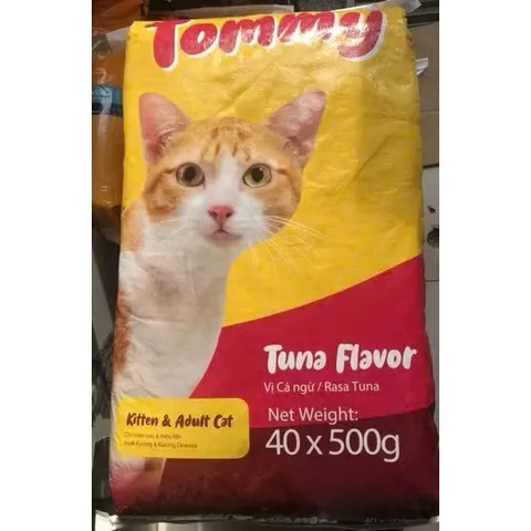 Thức ăn Tommy cho mèo con và trưởng thành gói 500G
