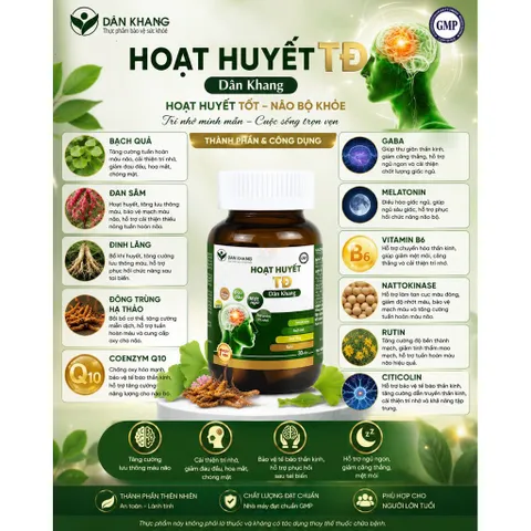 HOẠT HUYẾT TIỀN ĐÌNH DÂN KHANG - Hộp 30 Viên