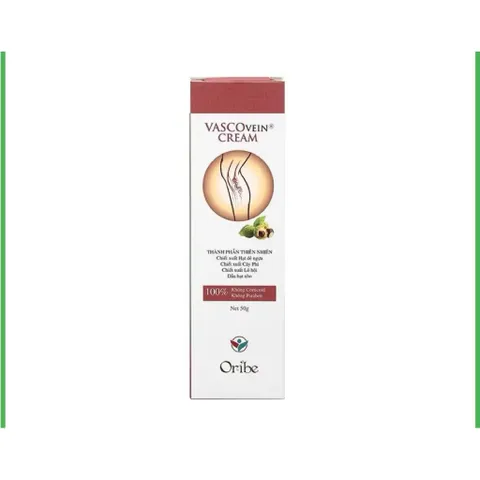 Kem thoa Vascovein Dân Khang hỗ trợ người bị suy giãn tĩnh mạch Tuýp 50g