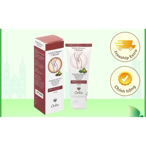 Kem thoa Vascovein Dân Khang hỗ trợ người bị suy giãn tĩnh mạch Tuýp 50g