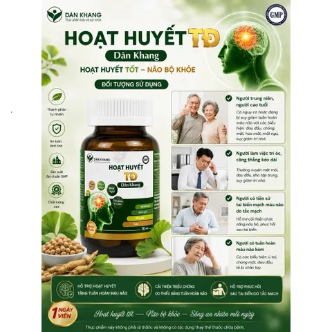 HOẠT HUYẾT TIỀN ĐÌNH DÂN KHANG - Hộp 30 Viên