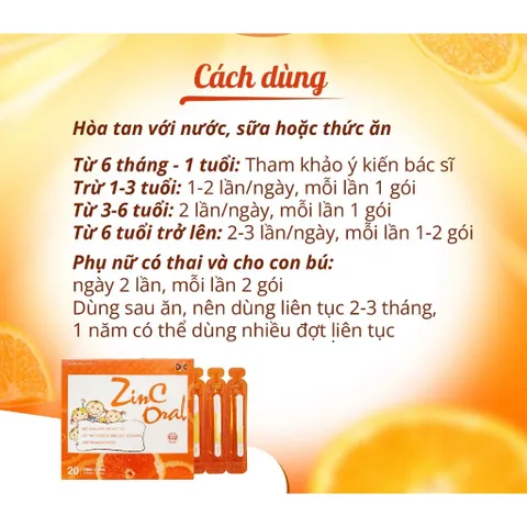 Dung Dịch Zinc Fobe Oral Bổ Sung Kẽm, Giúp Ăn Ngủ Ngon, Tăng Cường Đề Kháng Cho Trẻ - Hộp 20 ống 847493