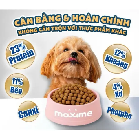 Thức Ăn Maxime Elite Cho Chó Lớn Vị Cá Hồi 1,5kg