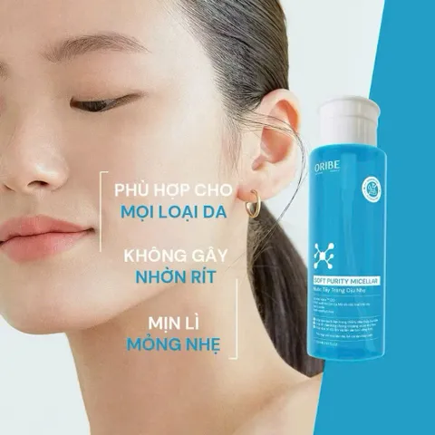 Nước tẩy trang Oribe làm sạch sâu dịu nhẹ không cay mắt cho mọi làn da 847527