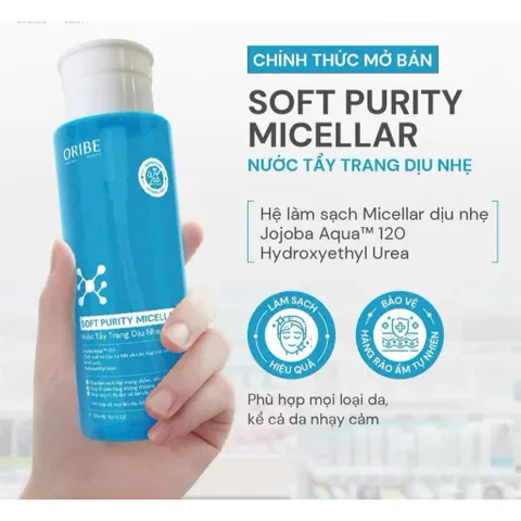 Nước tẩy trang Oribe làm sạch sâu dịu nhẹ không cay mắt cho mọi làn da 847527
