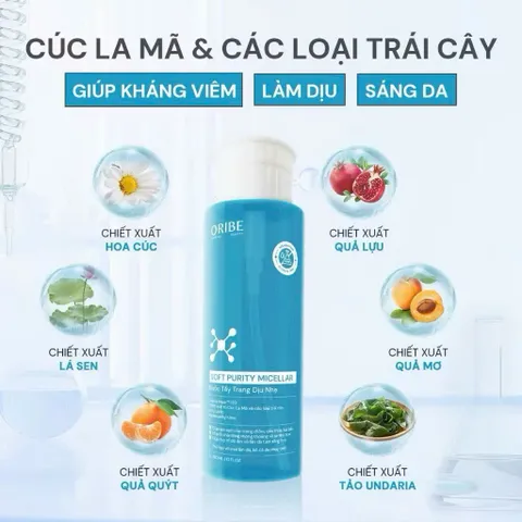 Nước tẩy trang Oribe làm sạch sâu dịu nhẹ không cay mắt cho mọi làn da 847527