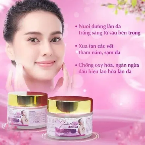 Viên Uống Trắng Da Glutathione DK500 - Giúp Da Trắng Sáng, Căng Mịn, Chống Lão Hóa Da Hộp 30 Viên