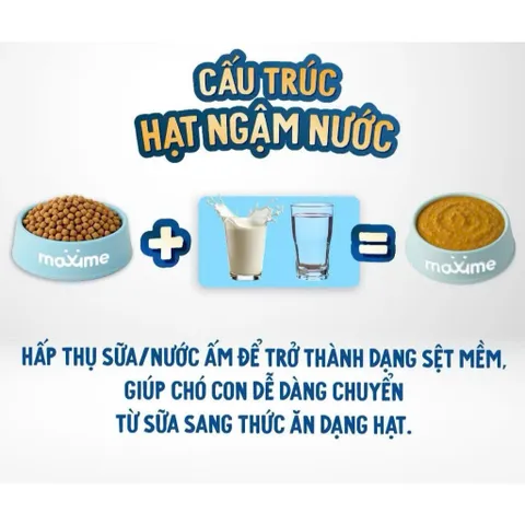 Thức ăn hạt cho chó con và chó mẹ cao cấp gói 1.5kg - Maxime Elite Puppy's & Mother Dog