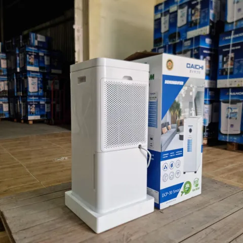 Máy hút ẩm daichi 30l có kết nối app điện thoại kiêm lọc không khí thô và sấy quần áo (P124776)