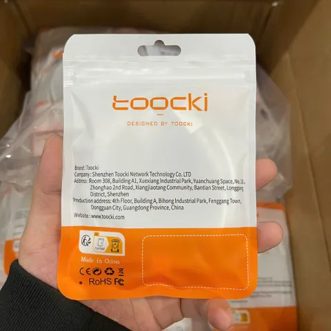 Cáp sạc C to C 1M Toocki bọc dù (P124629)