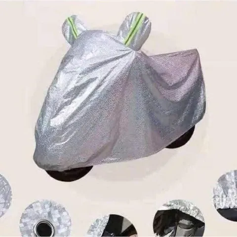 bạt phủ xe máy tráng nhôm 3 lớp – size lớn, dày dặn , che được các loại xe lớn AB,SH,VS...