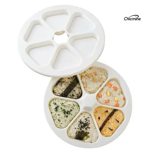 🌟 KHUÔN 6 tamgiac ÉP CƠM CHO BÉ HÌNH  – TIỆN LỢI, DỄ DÙNG 🌟  💖 Biến bữa ăn của bé thành niềm vui mỗi ngày!
