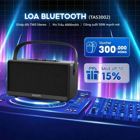 LOA KHÔNG DÂY PHILIPS TAS3002BK/70