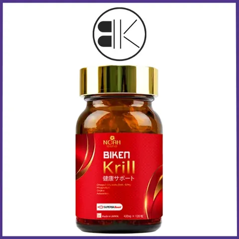 [CHÍNH HÃNG] Viên Uống Dầu Nhuyễn Thể Biken Krill Nhật Bản (Hộp 120 Viên)