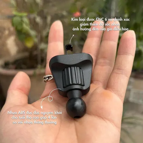 Giá Đỡ Điện Thoại Trên Ô Tô GCAR - V8 Kẹp Gắn Cửa Khe Gió Điều Hoà Xoay 360 Độ Vân Cacbon Phụ Tùng (P123988)
