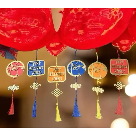 Liễng gỗ treo trang trí CÂY, GIỎ QUÀ TẾT (P123560)