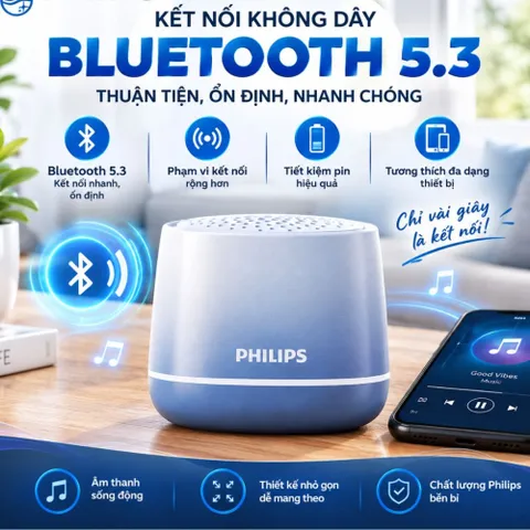 Loa Bluetooth Philips TAS1009BL/70