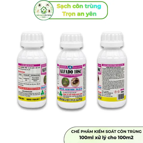 Alfado 10sc 100ml không mùi, Chế phẩm hỗ trợ kiểm soát muỗi, kiến ba khoang, côn trùng tồn lưu lâu