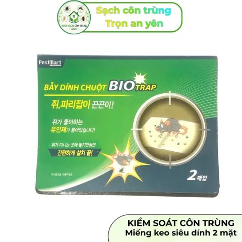[Combo 10 miếng] Bio Trap – Keo siêu dính chuột & côn trùng dạng tấm tiện dụng, siêu dính 2 mặt