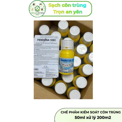 Fendona 10sc không mùi dung tích 50ml, xử lí côn trùng sạch muõi, kiến, gián, bọ chét, Basf Pháp