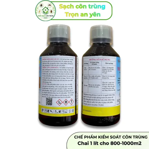 Map Permethrin 50ec 1 lít – Chế phẩm kiểm soát muỗi & côn trùng nhà ở, xử lý dịch vụ- Hạ gục nhanh