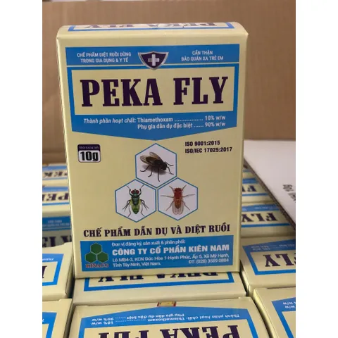 Combo 10 gói Peka Fly 10g – Bả ruồi hỗ trợ kiểm soát ruồi nhà, ruồi cống, nhặng,... hạ gục nhanh