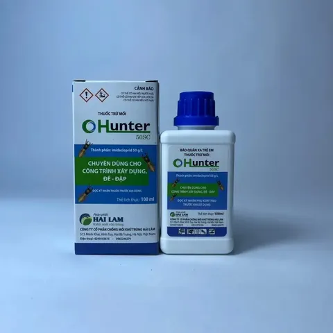 Thuốc trừ mối Hunter 500sc Phòng trừ mối hiệu quả cao, diệt mối không mùi sinh học, diệt mối chúa tận gốc chính hãng