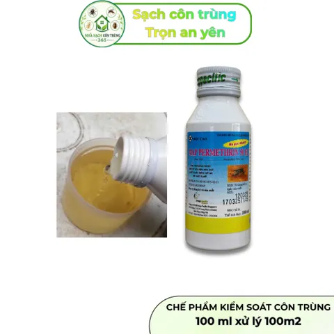 10 lọ Map Permethrin 50ec 100ml, hỗ trợ kiểm soát côn trùng hạ gục nhanh, tồn lưu tốt, map Pacific