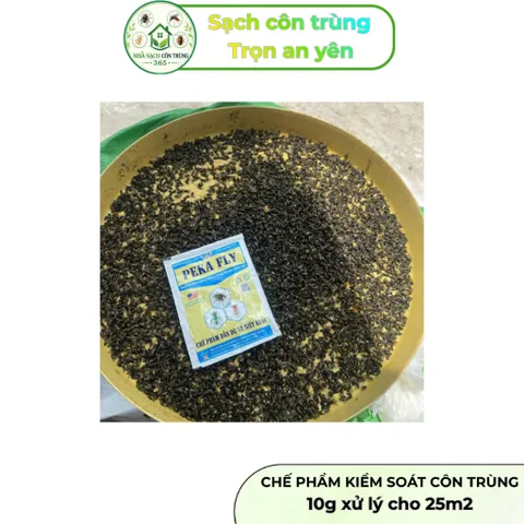 Peka Fly gói 10g – Bả ruồi hỗ trợ xử lý và kiểm soát ruồi hiệu quả, không mùi, hạ gục nhanh chóng