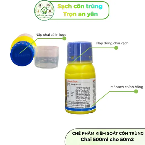 [Combo 5,10 lọ] Termize 200sc 50ml không mùi hỗ trợ kiểm soát mối, mọt đơn giản, xử lý cả mối chúa