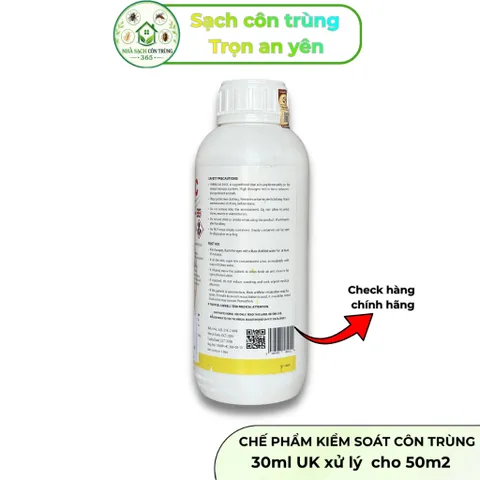 Perme UK 50ec chế phẩm kiểm soát và xử lý muỗi, côn trùng, nhập khẩu Anh Quốc, chai 1 lít