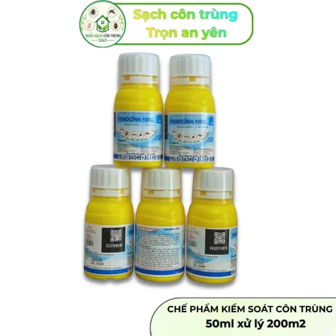 10 chai Fendona 10sc 50ml không mùi, kiểm soát muỗi, côn trùng tồn lưu tốt, sản phẩm của Basf