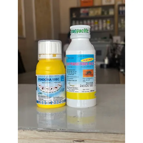 Bộ đôi Fendona 10sc và Map Permethrin 50ec 100ml hỗ trợ kiểm soát muỗi & côn trùng tồn lưu và hạ gục