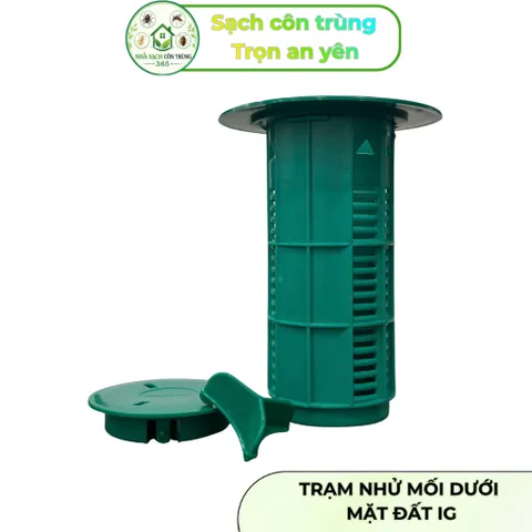 IG - Trạm nhử mối dưới lòng đất, hệ thống bẫy mối bằng nhựa an toàn thu hút mối dùng kết hợp với bả