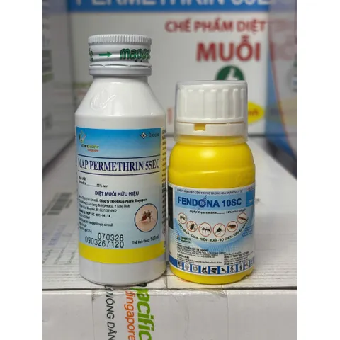Combo Fendona 10sc 50ml và Map Permethrin 55ec 100ml hỗ trợ kiểm soát muỗi & côn trùng