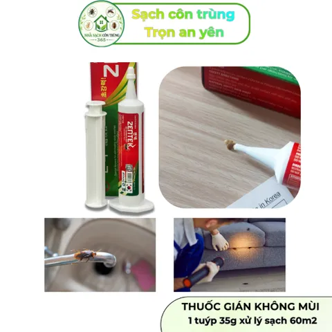 Gel gián Zentek 35g Hàn Quốc – bả gel hỗ trợ kiểm soát và xử lý gián Đức, gián Mỹ, gián li ti,..