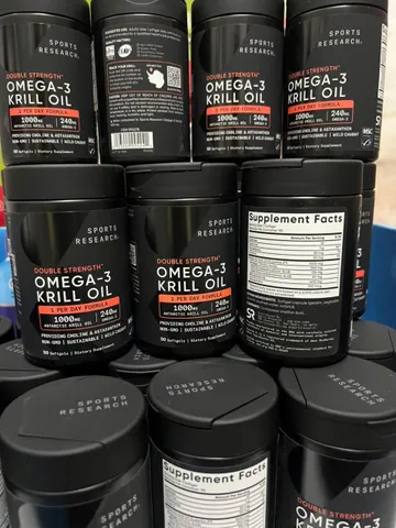 [ Đủ Bill Costco ] Viên uống Omega 3 Krill Oil Sports Research 1000mg 90 viên