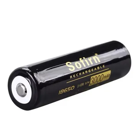 Pin Sofirn 18650 dung lượng 3000mah dùng cho quạt và đèn pin , dung lượng cao , sử dụng lâu . bền bỉ
