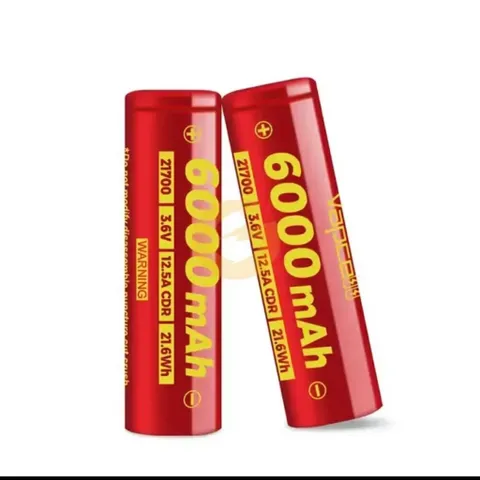 Pin 21700 Vapcell cao cấp dung lượng siêu cao 6000mah , chính hãng , cho thời gian sử dụng lâu hơn