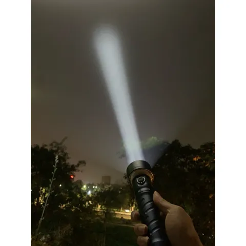 Đèn pin siêu sáng wurkkos TS27 3200LM, ném 845M, 32140, pin 15000mAh, đèn LED bên/ RGB,  sạc ngược