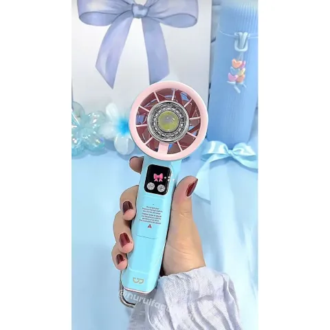 Quạt Gooojodoq Gfss002 , siêu mạnh 100 cấp độ gió , tích hợp đèn pin trên thân , pin 4000mah , đánh tan nắng nóng .