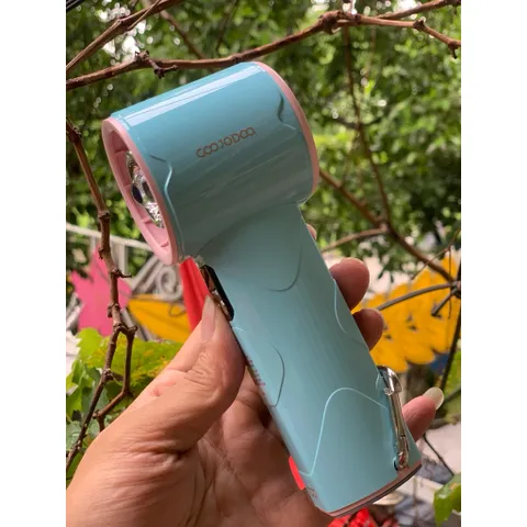 Quạt Gooojodoq Gfss002 , siêu mạnh 100 cấp độ gió , tích hợp đèn pin trên thân , pin 4000mah , đánh tan nắng nóng .
