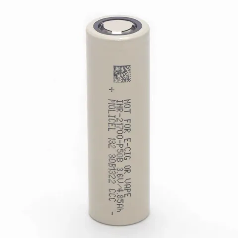 Pin 21700 Molicell P50B , xả cao 60A ,dung lượng 5000mah,giành cho đèn pin công suất cao và các thiết bị điện cần xả cao